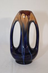 Vintage Dual Handled Ceramic Vase (T-22)