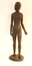 Vintage Nude Woman Statue (j-17)