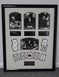 Awesome Framed Rounders Movie Poker Pictures Matt Damon , Edward Norton, John Malkovich (A-3)