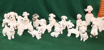 A Whole Bunch Of Poodle Figurines (O-97)