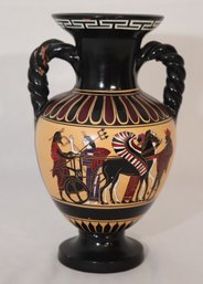 Vintage Ceramic Vase From Greece (T-37)