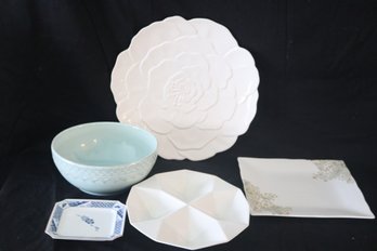 Assorted Serving Platters And Bowl: Arabia Finland (B-48)