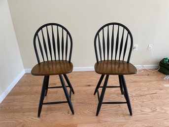 2 Counter Swivel High Chairs