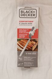 Black  Decker Comfortgrip 9 Electric Knife. (M-39)