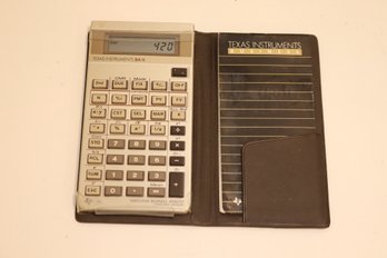 Vintage Texas Instruments BA-II Calculator (PG-12)