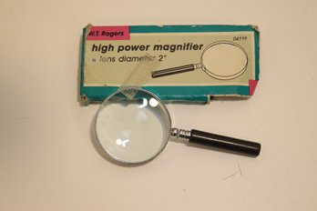 WT Rogers High Powered Magnifier 2 Inch