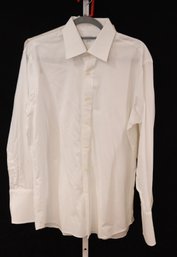 White Dress Shirts Barneys New York French Cuff, JOS A. Bank's Size 15 1/2-32
