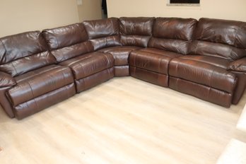 Leather Recliner Sectional Sofa (M-60)
