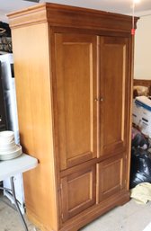 Wooden Armoire TV Storage Cabinet