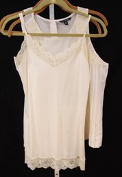 Womens White Tank To Lot: Only Hearts, American Eagle, Gap, (C-38)