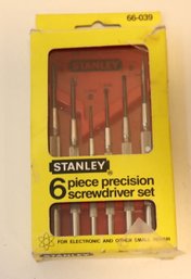 Stanley 66-039 Precision Jewelers Screwdriver Set, 6 Piece (T-7)