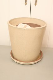 Large Stoneware Flower Pot Planter