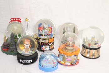 Snow Globe Collection: Disney, NY Knicks MSG, London Burberry, Broadway, NYC Music Boxes (S-48)