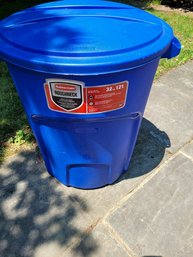 Roughneck 32 Gal. Vented Outdoor Recycling Bin