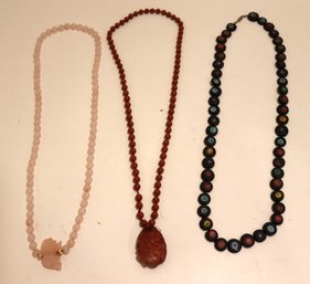 Vintage Beaded Necklace Lot (TT-3)