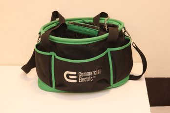 Round Soft Electrician Tool Bag Commercial Electric