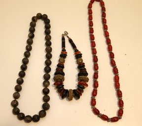 Vintage Beaded Necklace Lot (TT-4)