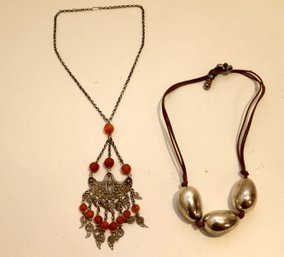 Cool Pair Of Vintage Necklaces (TT-5)