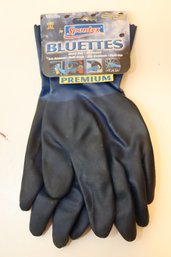 NEW Spontex Bluettes Heavy Duty Rubber Gloves Sz. XL (O-43)