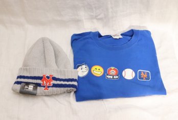 Ny Mets T-shirt And Hat (S-56)