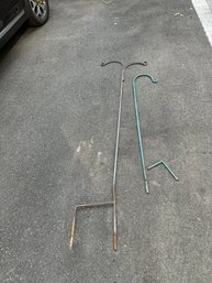 A Pair Of Garden Shepherds Hooks