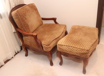 Arm Chair And Ottoman (B-97) From Penn Furniture