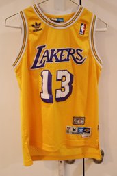 LA Lakers Wilt Chamberlain Hardwood Classics Jersey Size M (10-12) ADIDAS NBA  (C-41)