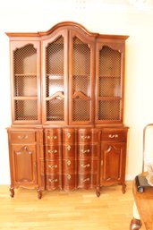 Vintage Dining Room China Hutch Cabinet (M-8)