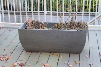 Modern Plastic Flower Planter Box Pot (T-62)