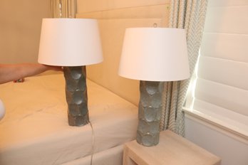 Pair Of Table Lamps With Shades