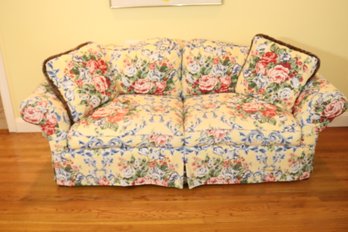 Brandywine Design Furniture Floral Loveseat Couch (D-2)