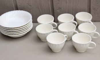 Vintage Cups And Bowls (H-69)