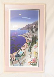 Framed  Thomas Mc Knight - Riviera Coast. (O-39)