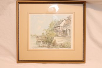 Framed 'Walton On Thames'  By Philip Martin 29/850