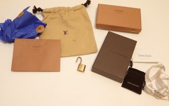 Genuine Louis Vuitton Dustbags Boxes Padlock