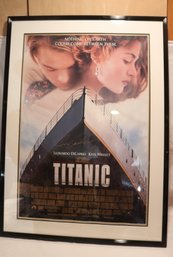Titanic Movie Poster Signed By James Cameron