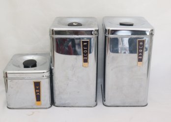 Vintage Lincoln Beautyware Kitchen Canisters