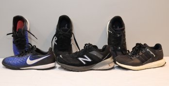 Nike, New Balance, & Mastermind World Boy's Sneakers Size 4 1/2 And 5 1/2 (F-60)