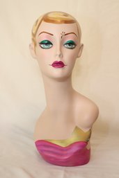 Vintage Look Female Display Head (D-20)