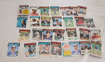 1986 Topps Baseball Cards With 1 Sealed Pack (c-39)