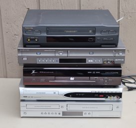 VCR And DVD Player Lot