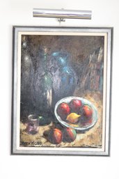 Vintage Signed Framed Still Life Oil Painting By Toon Koster  (A-24)