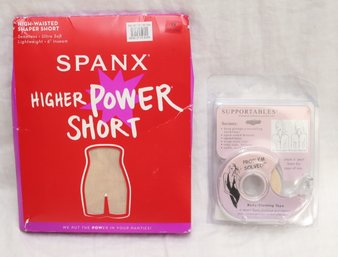Spanx Higher Power Short & Supportables Body/ Clothing Tape (C-11)