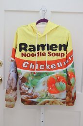 Ramen Noodle Soup Chicken Flavored Hoodie Size M