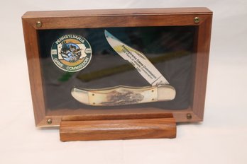 CASE XX Pennsylvania Game Commission 100 Years Of Wildlife Conservation 1895-1995 Knife In Display Case