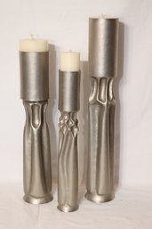 Set Of 3 Vintage Candlesticks (V-25)