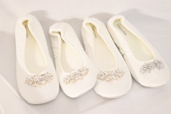 2 Pairs Verre Slippers Size L/G 8-9