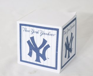Ny Yankees Notepad Cube