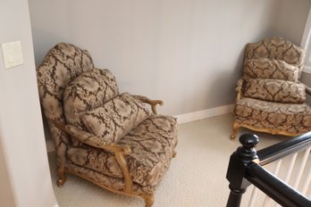 Pair Of Drexel Heritage Upholstery Collection Armchairs