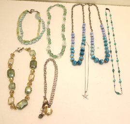 Assorted Beaded Necklace Lot (J-4)